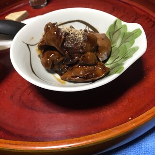 鶏肝の一夜干し煮